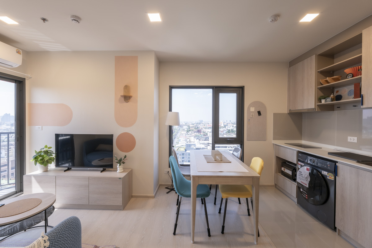 🔥ขายด่วน+🔥โฟล บาย แสนสิริ ใกล้สถานีรถไฟฟ้า BTS คลองสาน เฟอร์นิเจอร์ครบ พร้อมเข้าอยู่