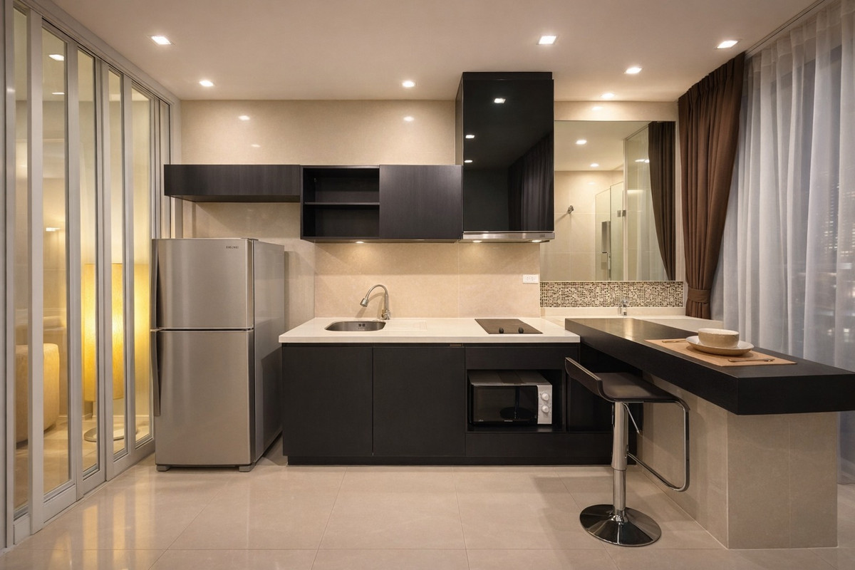 🔥ให้เช่าด่วน🔥ริทึ่ม สุขุมวิท 44/1 ห้องกว้าง ตกแต่งสวย เฟอร์นิเจอร์ครบพร้อมเข้าอยู่ ติดรถไฟฟ้า BTS พระโขนง