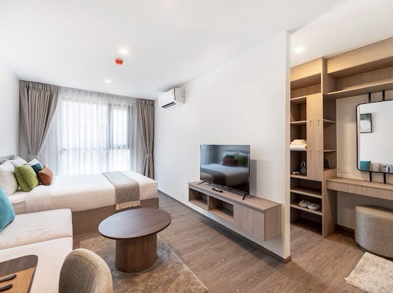 🔥เช่าด่วน🔥บริกซ์ตัน เกษตร ศรีราชา แคมปัส ใกล้ม.เกษตรฯ ศรีราชา เฟอร์นิเจอร์ครบ พร้อมเข้าอยู่