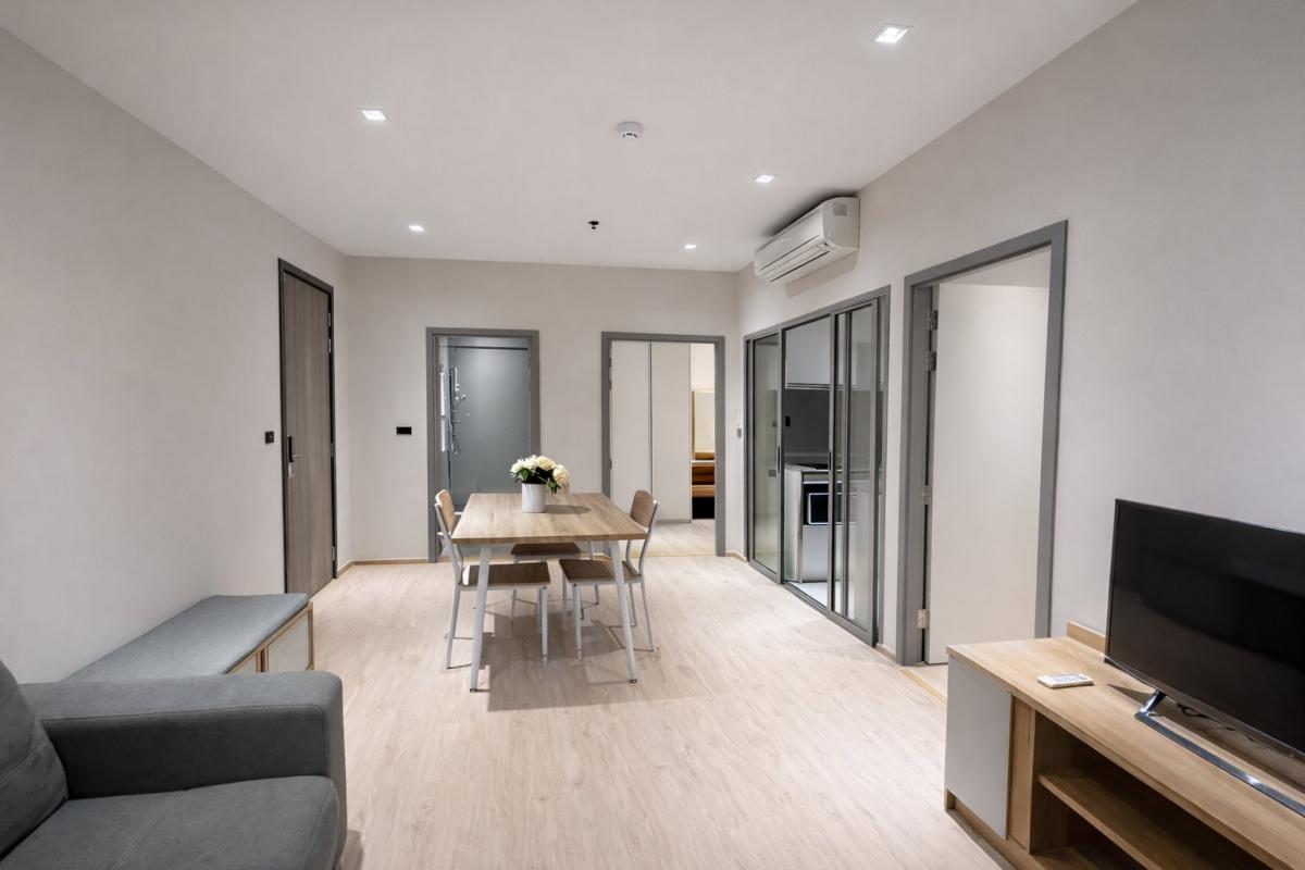 🔥ให้เช่าด่วน🔥Whizdom Station Ratchada–Tha Phra 2 ห้องนอน 1 ห้องน้ำ ห้องกว้าง เป็นสัดส่วน แต่งตกครบ พร้อมเข้าอยู่ ❗