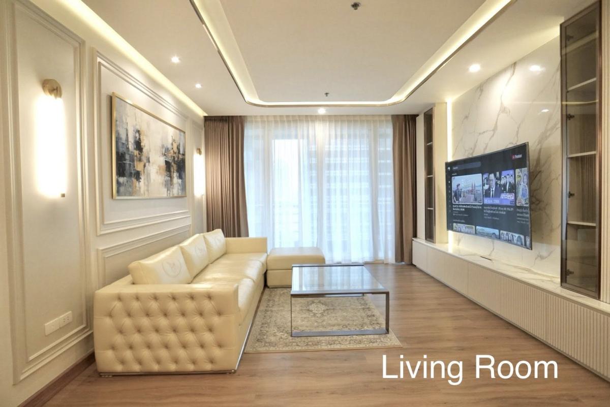 🔥ให้เช่าด่วน 🔥The Royal Saladaeng Luxury Condo 3 ห้องนอน 3 ห้องน้ำ ใจกลางเมืองสีลม ห้องรีโนเวทใหม่ทั้งยูนิต ไม่เคยมีผู้เช่า เฟอร์นิเจอร์ - เครื่องใช้ไฟฟ้าใหม่ทั้งหมด ❗