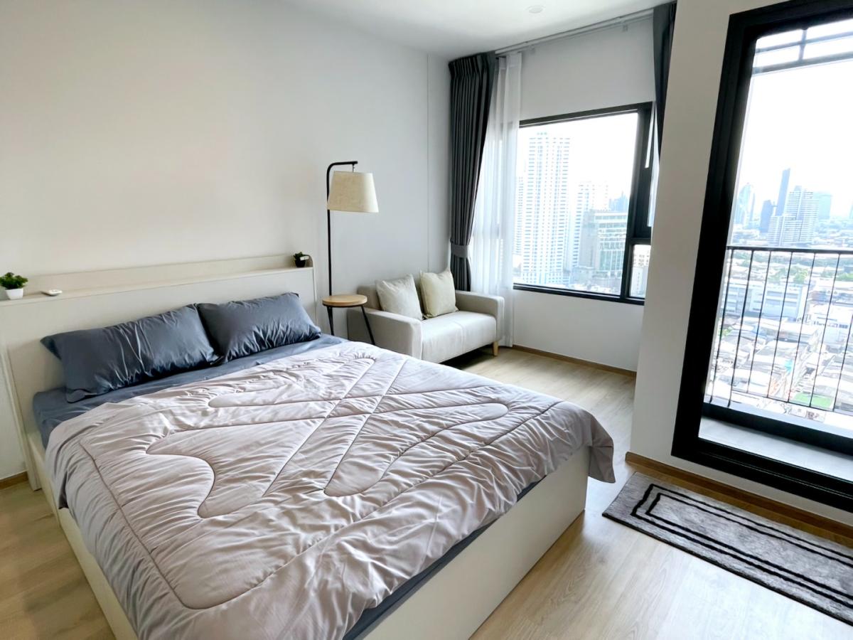 🔥ให้เช่าด่วน 🔥Life Rama4 - Asoke ห้อง Studio เฟอร์นิเจอร์ - เครื่องใช้ไฟฟ้าครบ พร้อมเข้าอยู่ ❗