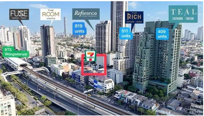 🔥ขายด่วน+🔥เรฟเฟอเรนซ์ สาทร-วงเวียนใหญ่ ใกล้สถานีรถไฟฟ้า BTS วงเวียนใหญ่