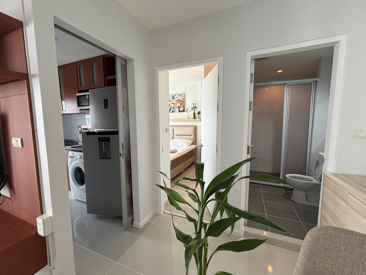 🔥ให้เช่าด่วน🔥ห้องมุม ชั้น 17 รีโนเวทใหม่ 2 ห้องนอน วิวโปร่ง ใกล้ BTS พระโขนง เฟอร์บิวท์อินครบ พร้อมอยู่