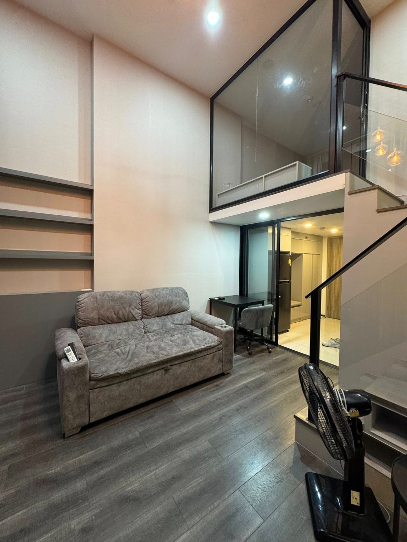 🔥ให้เช่าด่วน🔥ไนท์บริดจ์ สเปซ รัชโยธิน ห้อง Duplex วิวสูง ใจกลางรัชโยธิน — ก้าวเดียวถึง BTS พร้อมอยู่ทันที  ครบจบในห้องเดียว